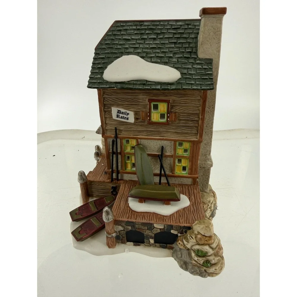 Department 56 Dickens Village Regent's Park Punt Rental‎ Porcelain Building